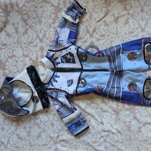 Adventure Factory Astronaut Unisex Costume With Helmet Toddler Size 3-4
